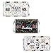Happy 65th Birthday Sticker Decorations for Hershey Miniatures Candy Bars (Set of 54)
