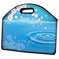 14 inch Sakura Japanese Cherry Blossom Notebook Laptop Sleeve Bag Carry Case withHandles for most of MacBook Acer ASUS Dell HP Sony Toshiba