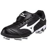 Mizuno Women's Finch Franchise G3 Softball Cleat,Black/White,9 M US