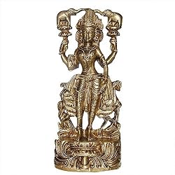 Goddess Laxmi Statue Brass Figurines
