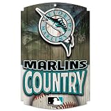 Florida Marlins Wood Sign