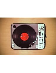 PC Accessory: Laptop Protector Sleeve Retro Vinyl Record LP Player 13 Inch - Meninos