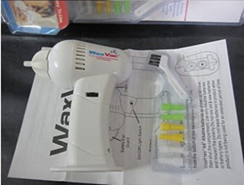 Jstores® Cordless Ear Earpick Painlessly Safety Cleaner Cleaning WAX VAC Removal Remover