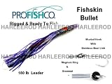 ProFish Big Game Troll Fishing Lure 10" Fishskin Bullet