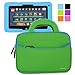 Evecase Kurio Xtreme Android Tablet Sleeve, Ultra Portable Handle Carrying Portfolio Neoprene Sleeve Case Bag for Kurio Xtreme 7'' Kids Tablet PC (Toys R Us Released) - Green