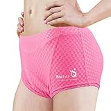 Baleaf Women's 3D Padded Bicycle Cycling Underwear Shorts (Pink 2, M)