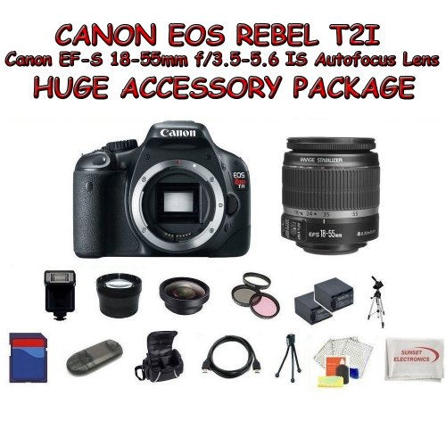 Canon EOS Rebel T2i SLR Digital Camera Kit