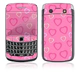 Pink Hearts Design Decal Skin Sticker for Blackberry Bold 9700 Cell Phone