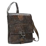 Mark Nason Croc Print Messenger Bag