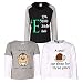 Goodway Pack of 3 Boys Full Sleeve Black+White+Gray T-Shirts DYK Theme-2 RS.699.00
