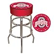 Ohio State University Logo Padded Bar Stool