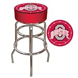 Ohio State University Logo Padded Bar Stool