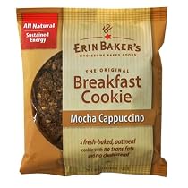 Erin Baker's Breakfast Cookie Mocha Cappuccino, 3-Ounce Individually Wrapped Cookies (Pack of 12)