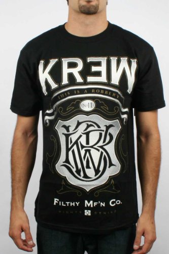 Kr3w - Mens Robbery T-Shirt in Black