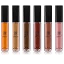SHANY Cocolicious Lip Gloss Set No.1 Chocolate Shades - Aloe Vera &amp; Vitamin E, 6 Count