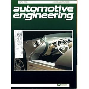 Automotive Engineering May 1994 Renault Argos Concept Vehicle on Cover 