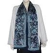 Printed Scarf in Crepe Silk Asian Fashion 20 X 68 inches