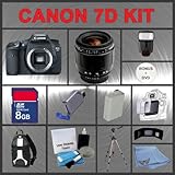 Canon EOS 7D Digital SLR Camera Body with Tamron AF 28-80mm f/3.5-5.6 Asphe ....