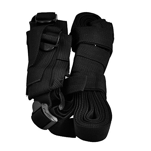 Neoprene Bed Restraints Black | Nakosite