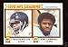 1979 Topps # 3 Walter Payton / Earl Campbell 1978 NFL Leading Rushers Football Card