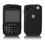 BlackBerry Curve 8520 Designio Leather Sleeve (Jet Black)