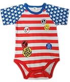 【ベビー服】アイテムロンパース (70cm,80cm US FLAG)サイズを、ご記入ください。hamajoy ベビー 洋服