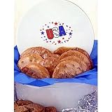 One Dozen Gourmet Cookies in Patriotic USA Gift Tin