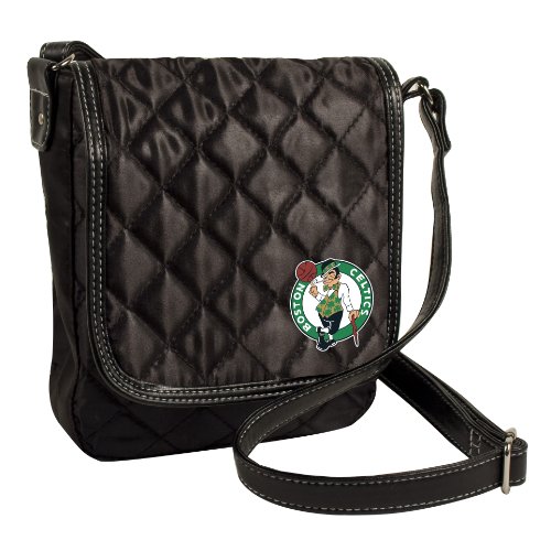 Boston Celtics Quilted Purse, Black