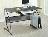 Black Metal Computer Desk by Coaster