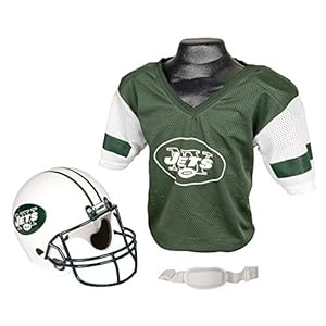 Franklin Sports NFL New York Jets Replica Youth Helmet and Jersey Set