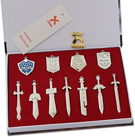 Zelda 11 Mini Weapons Necklace Keychain a Set Accessories