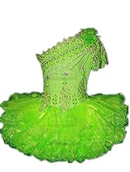 Girls Infant Beaded Lace Halter Organza Pageant Dress/Mini Dress 