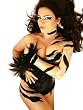 Zebra Temporary BODY ART Body Paint Dancer Stripper Animal Zebra Costume Xotic Eyes