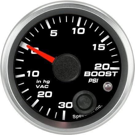 Speedhut 2-1/16" Boost/Vac Gauge 30inhg-0-20psi (w/ warning)
