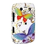 Amzer Limited Edition Flying Butterflies Snap On Hard Case for BlackBerry B ....
