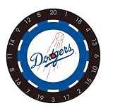 MLB Los Angeles Dodgers Bristle Dart Board With Darts And Flights