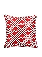 Bottega Tessile Cojín Con Relleno Extraíble (Rojo)