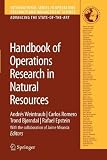Handbook of Operations Research in Natural Resources (International Series in Operations Research & Management Science)