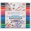 Zig Fabricolor Twin Tip Textile Marker, Colors Vary