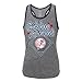 MLB New York Yankees Girl's Diamond Tank Top (Heather Grey), Youth