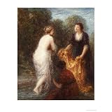 Bath Robe Giclee Poster Print by Henri Fantin-Latour, 18x24 by Art.com