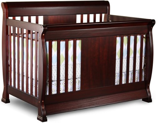 Chelsea 4-in-1 Convertible Baby Crib in Cherry by Nursery Smart