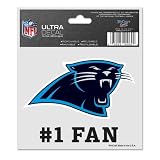 CAROLINA PANTHERS 3"X4" ULTRA DECAL WINDOW CLING
