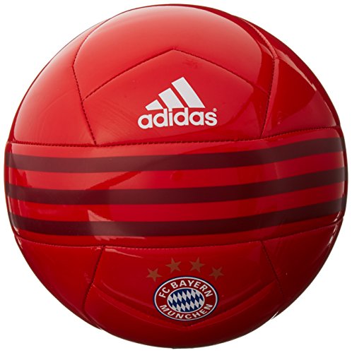 adidas Performance FC Bayern Soccer Ball, FC Bayern True Red/Craft Red/White, 5 adidas Performance FC Bayern Soccer Ball, FC Bayern True Red/Craft Red/White, 5