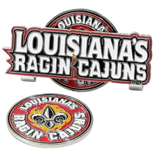 Louisiana Lafayette Ragin Cajuns Ncaa Hat Clip W/ Golf Ball Marker