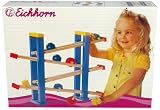 Eichhorn 100002027 - Holz Rollbahn inklusive 8 Elementen, 51x37 cm