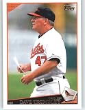 2009 Topps Baseball Card # 407 Dave Trembley MG - Manager - Baltimore Orioles - Shipped In Protective Screwdown Display Case!