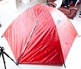 RWX 2-3 Person Premium Double Layer Dome Tent Red with Water-Proof Polyester Lining