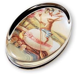 Easter Outing - Oval Glass Paperweight