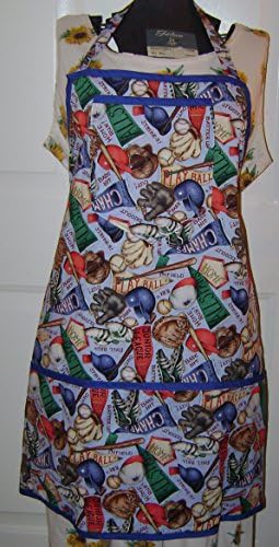 Baseball Themed Bib Apron #2042